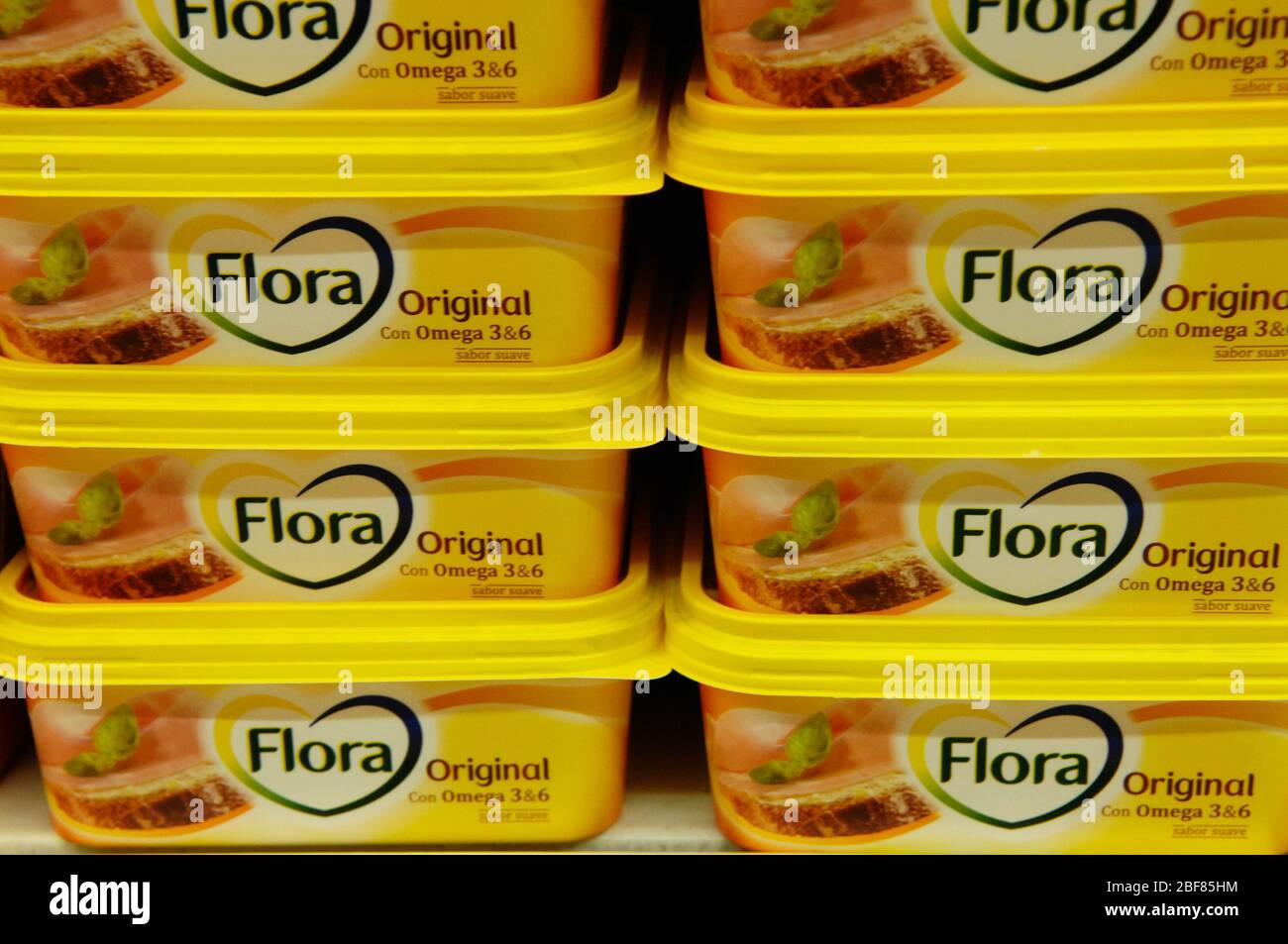 Flora, Margarine Stockfoto