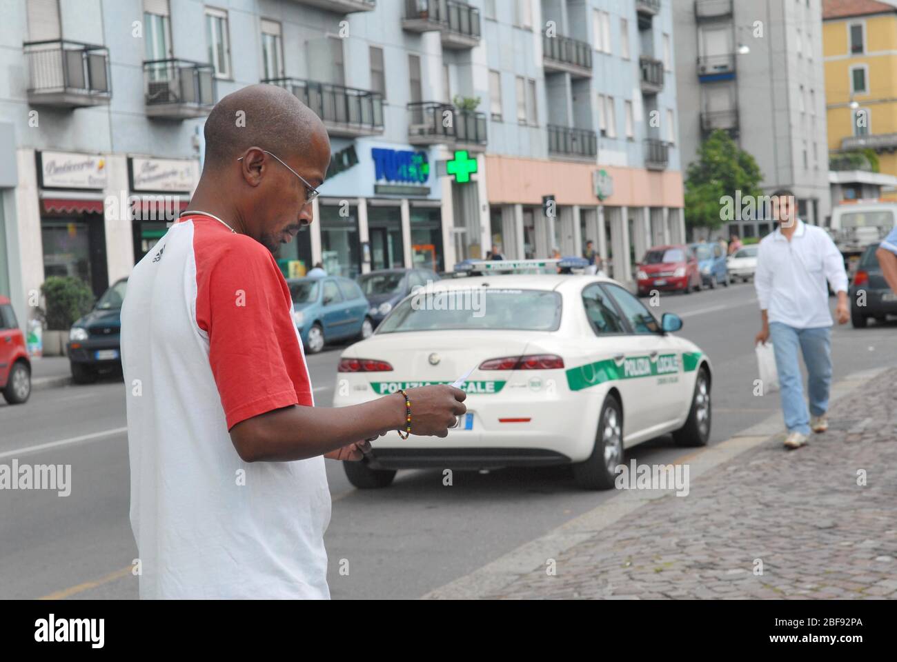 Mailand (Italien) Immigranten in der Padova Straße Stockfoto