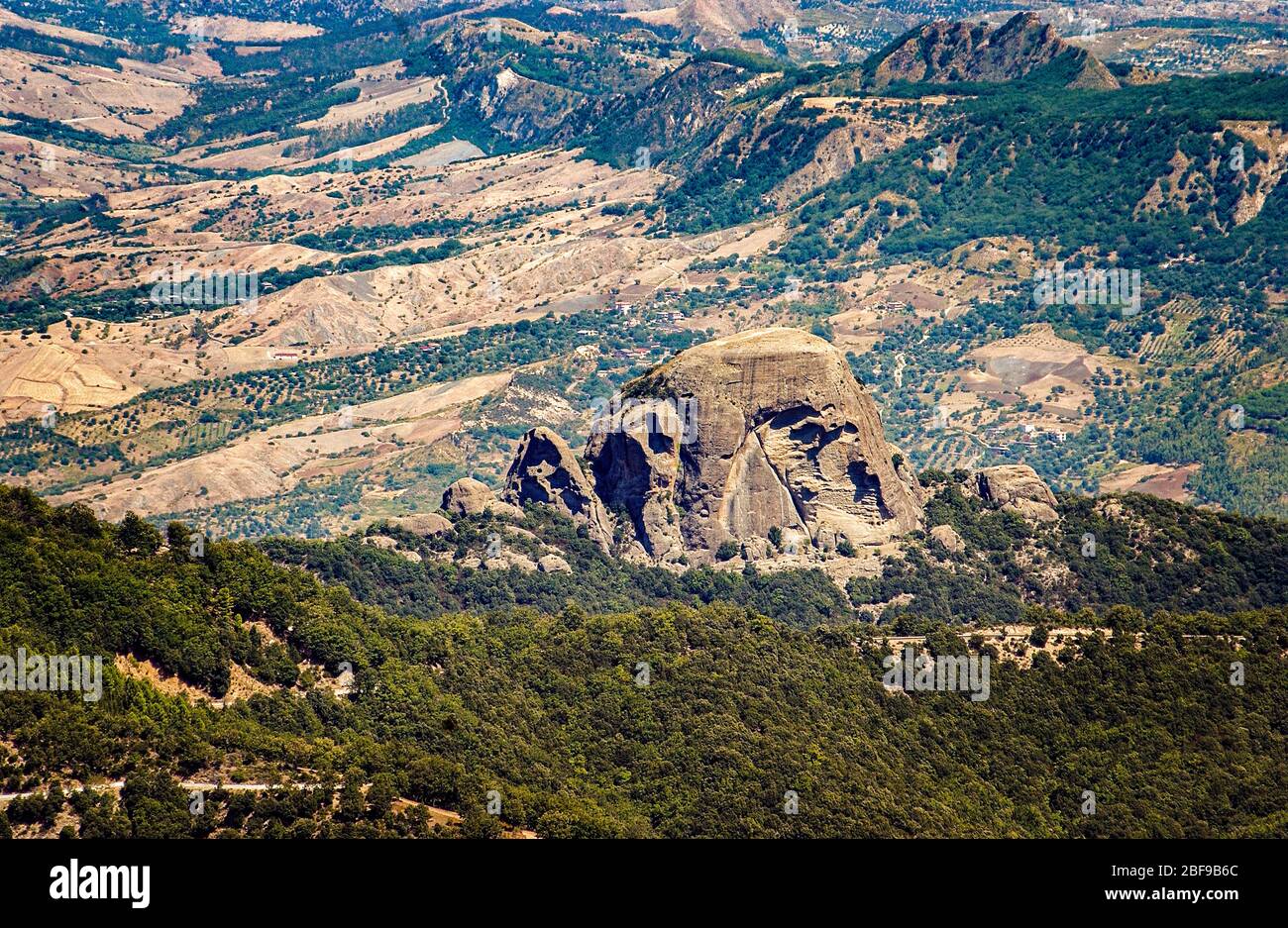 Italien Kalabrien - Aspromonte Nationalpark - San Luca - Pietra Cappa Stockfoto