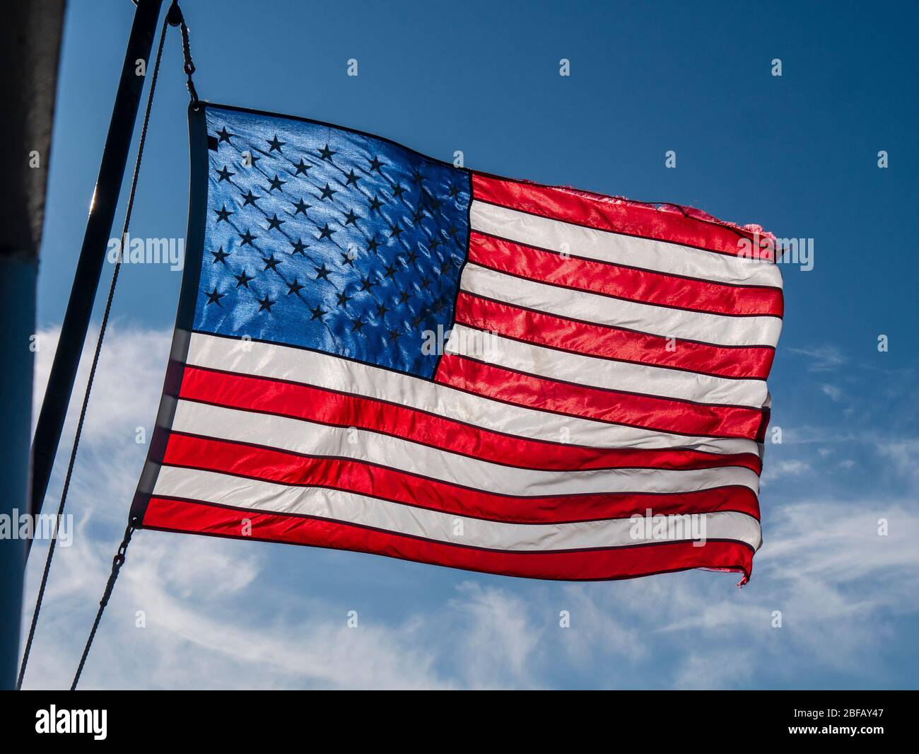 Amerikanische Flagge Stockfoto