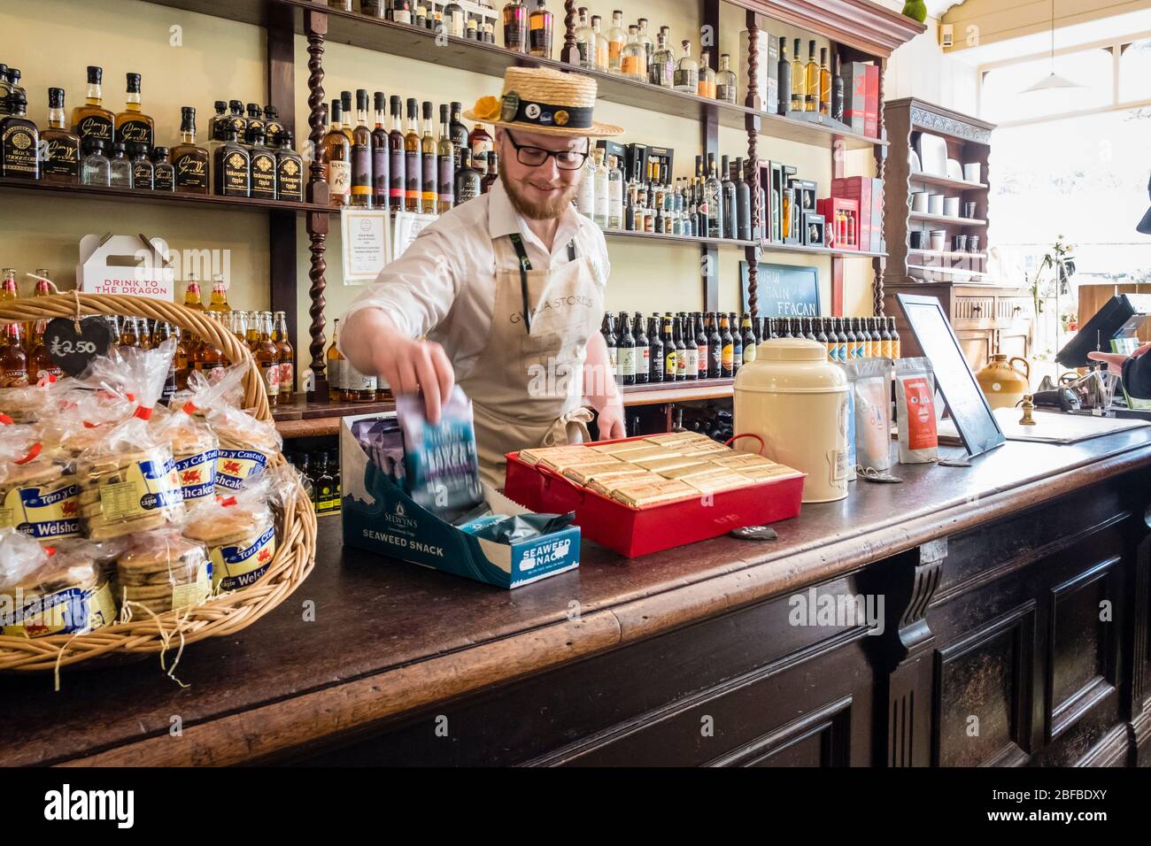 Gwalia Stores at St Fagans National Museum of History, Cardiff, Wales, GB, Großbritannien Stockfoto