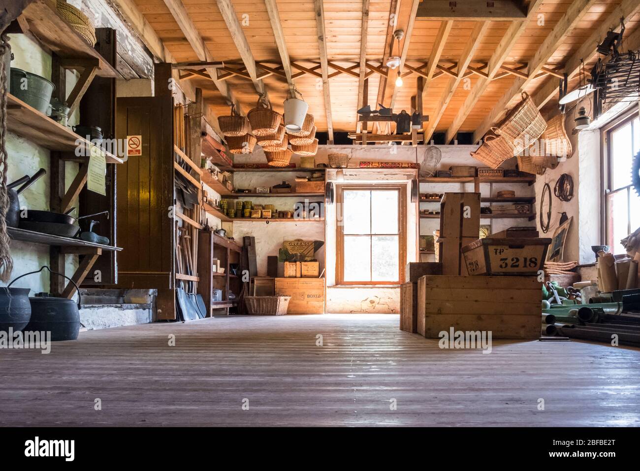 Gwalia Stores at St Fagans National Museum of History, Cardiff, Wales, GB, Großbritannien Stockfoto