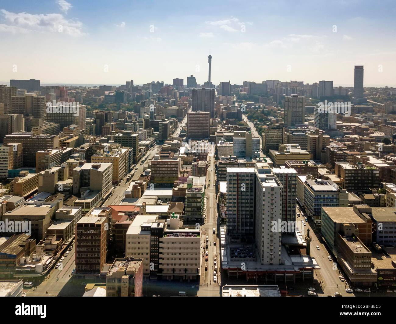 Architektur der Innenstadt von Johannesburg, Südafrika Stockfoto