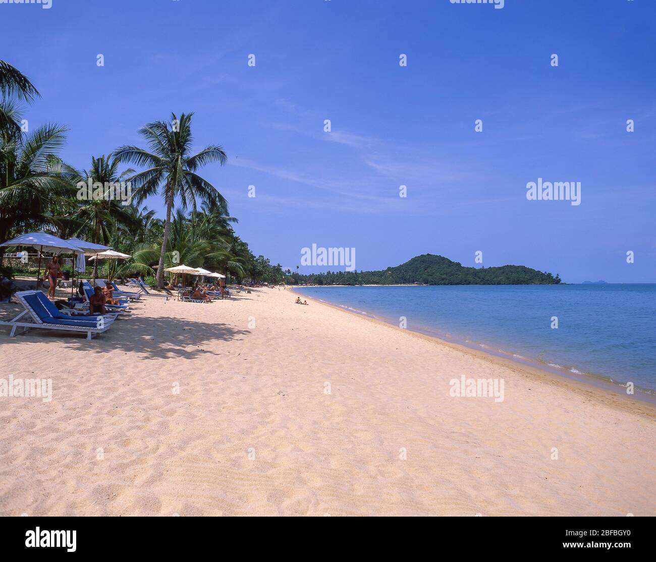 Bang Rak Beach, Bo Phut, Koh Samui, Surat Thani Provinz, Königreich Thailand Stockfoto