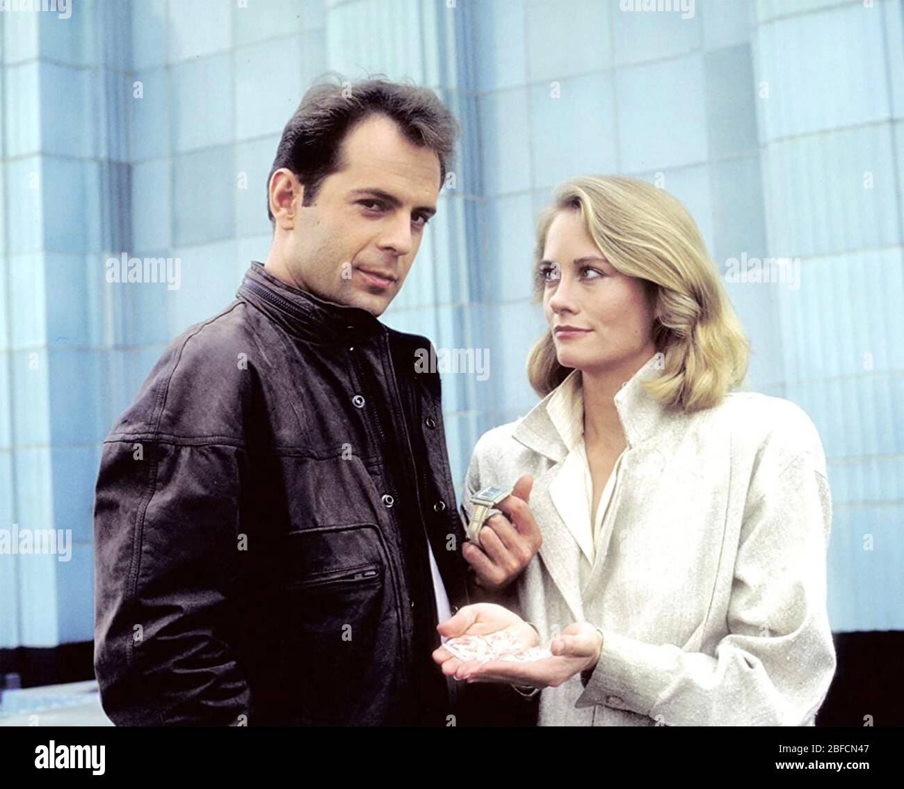 MONDLICHT USABC TV-Serie 1985-1989 mit Cybil Shepherd und Bruce Willis Stockfoto