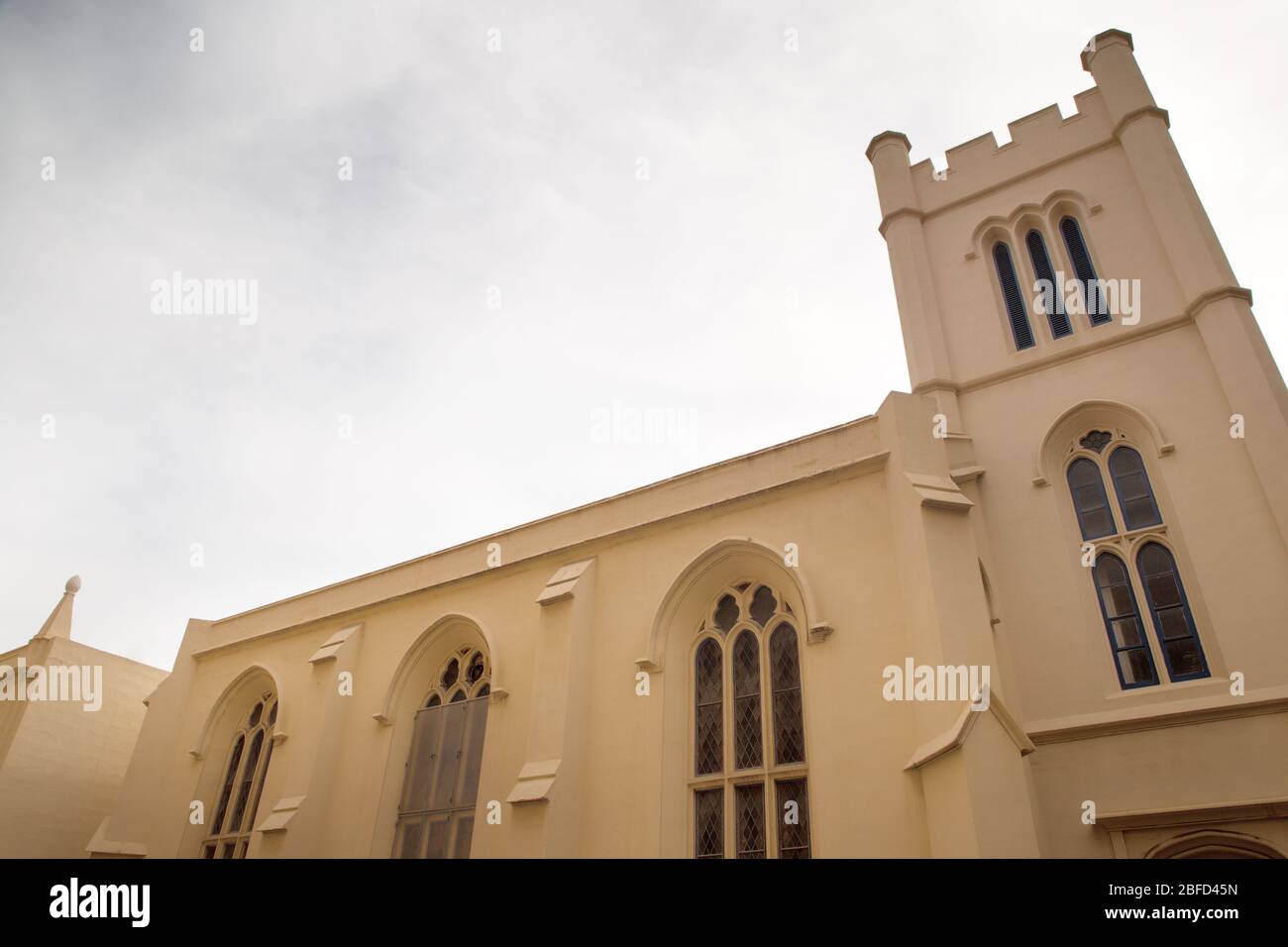 Blick auf eine typische Kirche in malta gut für die Anzahl der Kirchen wissen Stockfoto