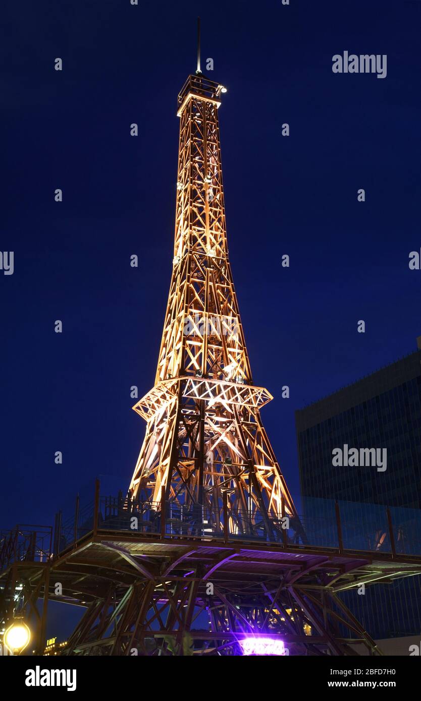 Eiffelturm im Goldstrand. Bulgarien Stockfoto