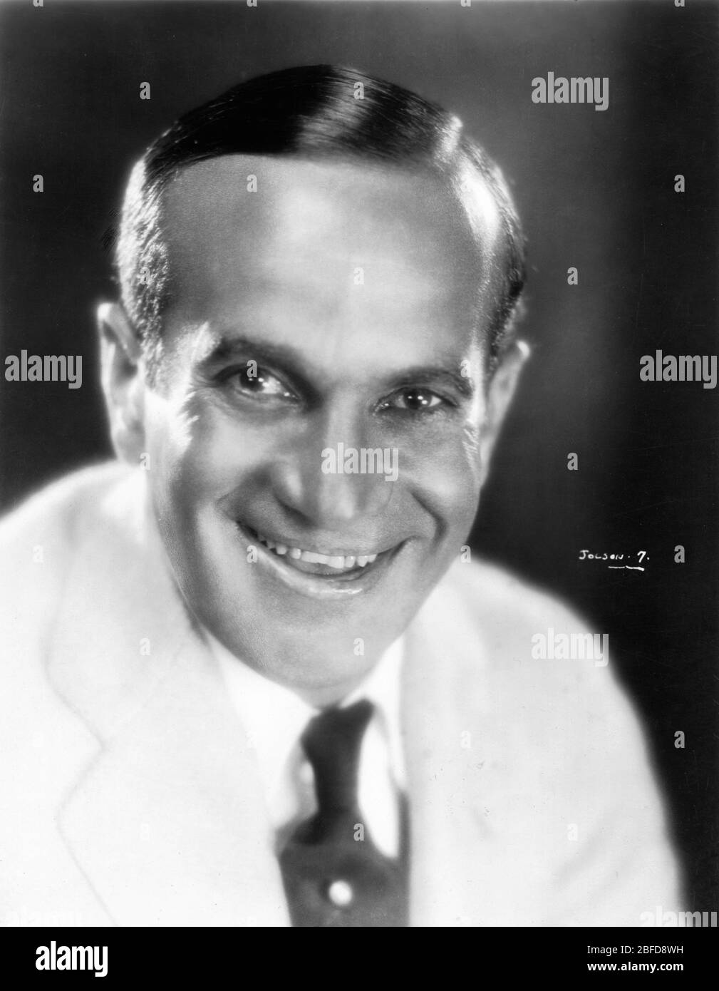 AL JOLSON Publicity Portrait für DEN JAZZSÄNGER 1927 Regisseur ALAN CROSLAND spielt Samson Raphaelson Warner Bros. Stockfoto