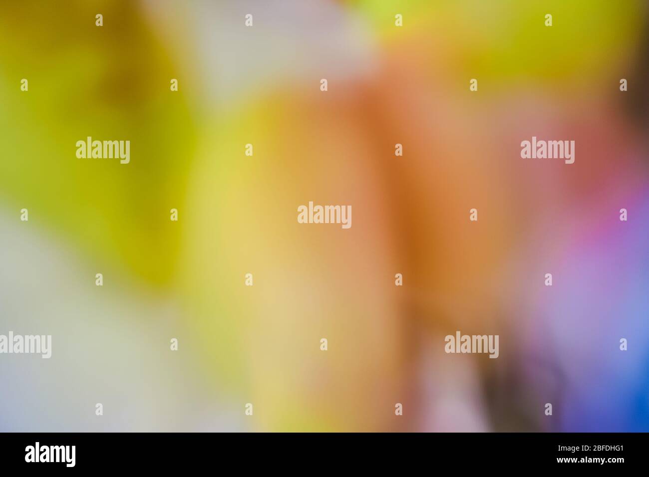 Abstrakt Unschärfe-Hintergrund mit Lichtfilter-Effekt UK Stockfoto