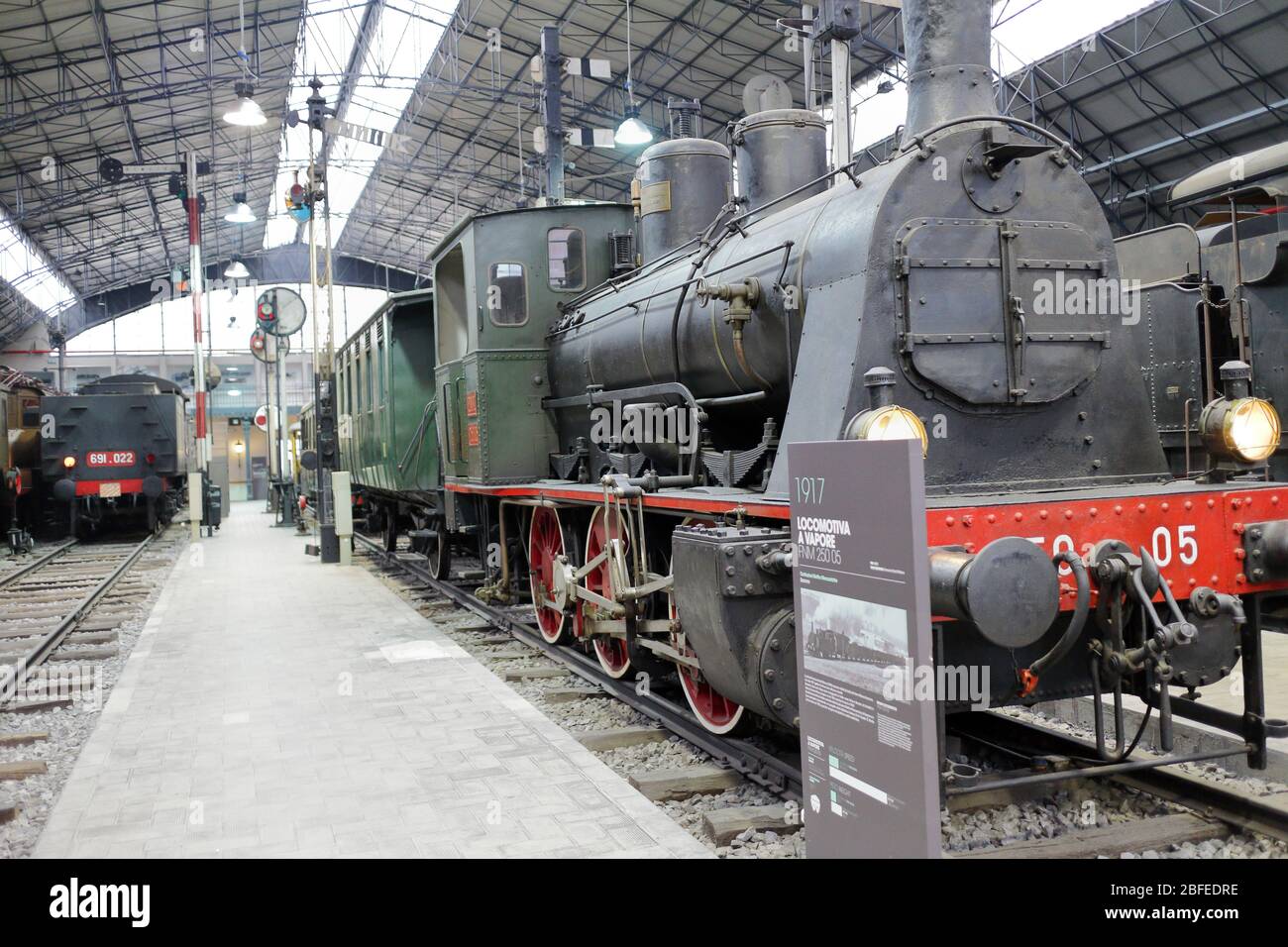 Mailand, Italien, 12/24/2018: Leonardo da Vincis Museum für Wissenschaft und Technologie in Mailand Stockfoto