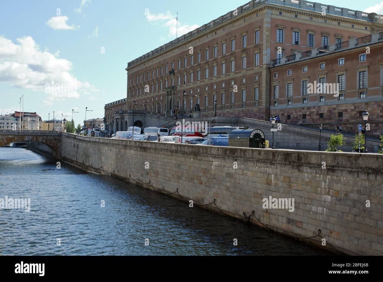 Stockholm, Schweden - 07/08/2019: Innenräume des Königlichen Palastes in Stockholm Stockfoto