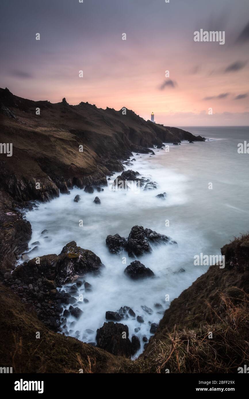 Start Point Lighthouse - Devon Stockfoto