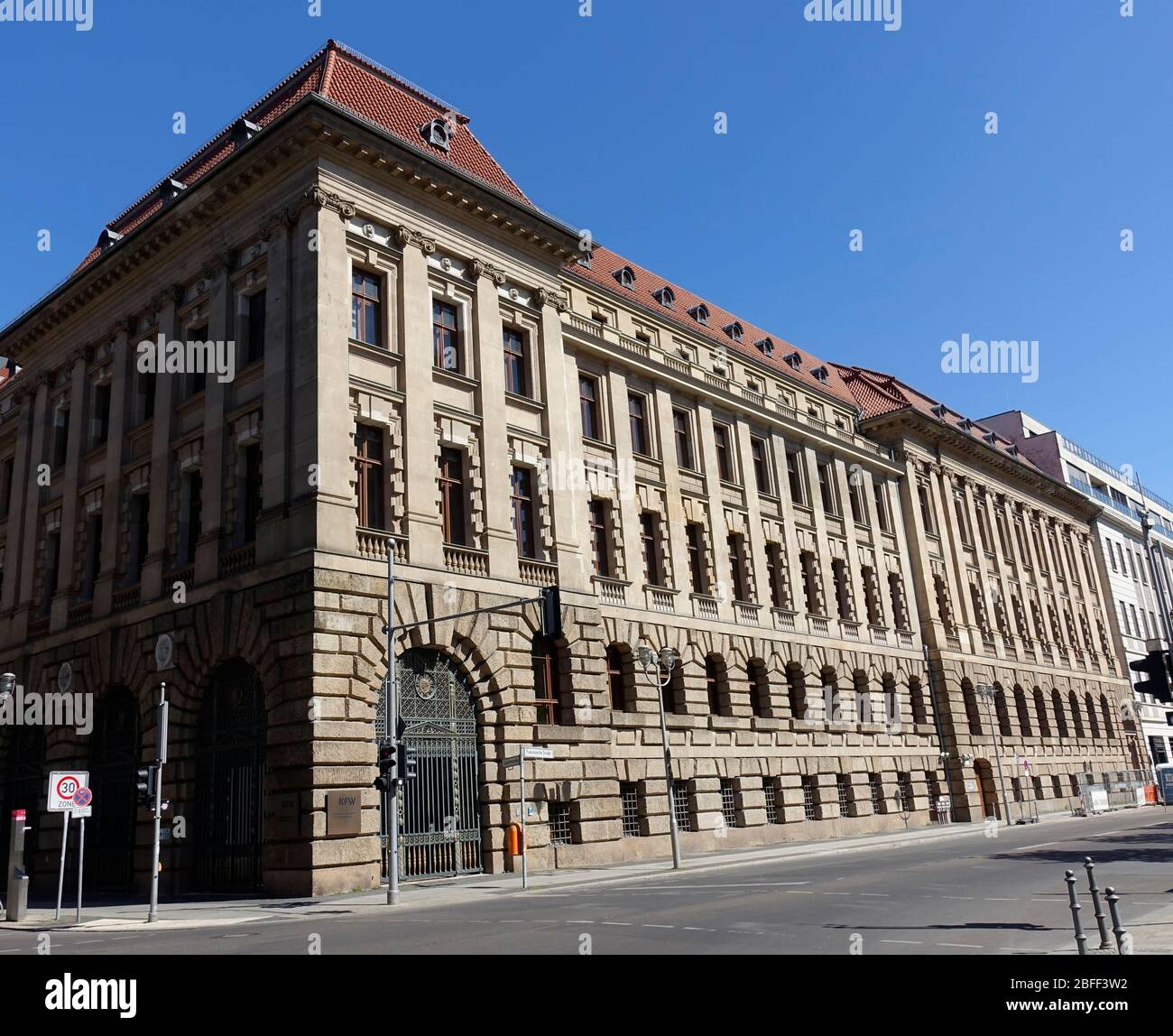 KfW, ehemals KfW Bankengruppe, deutsche staatliche Entwicklungsbank, Berlin Stockfoto