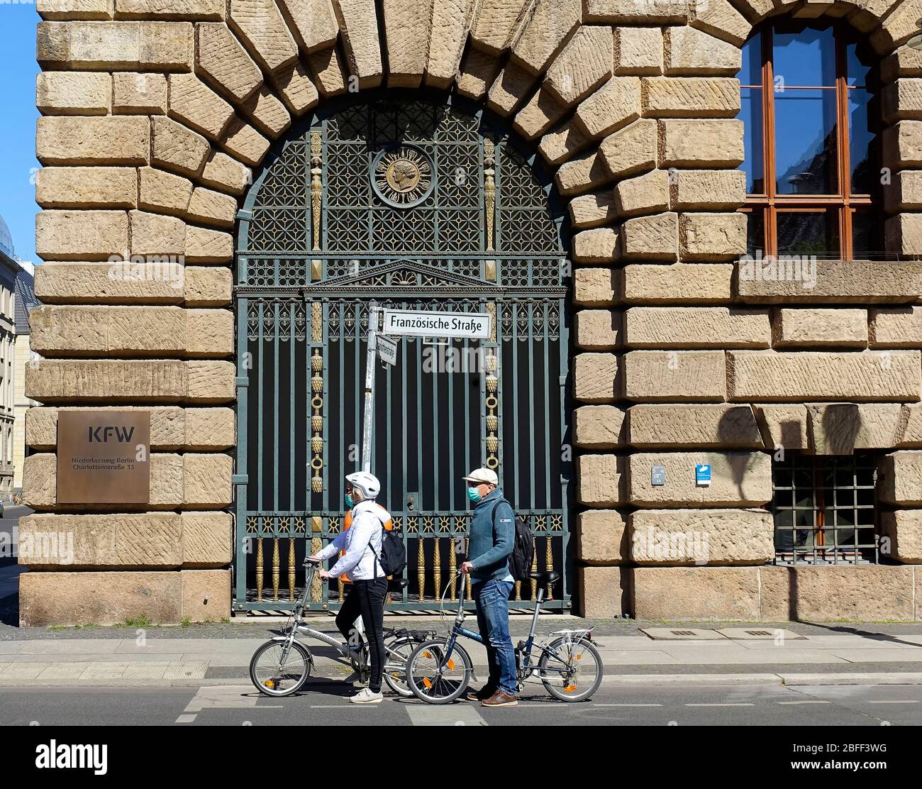 KfW, ehemals KfW Bankengruppe, deutsche staatliche Entwicklungsbank, Berlin Stockfoto