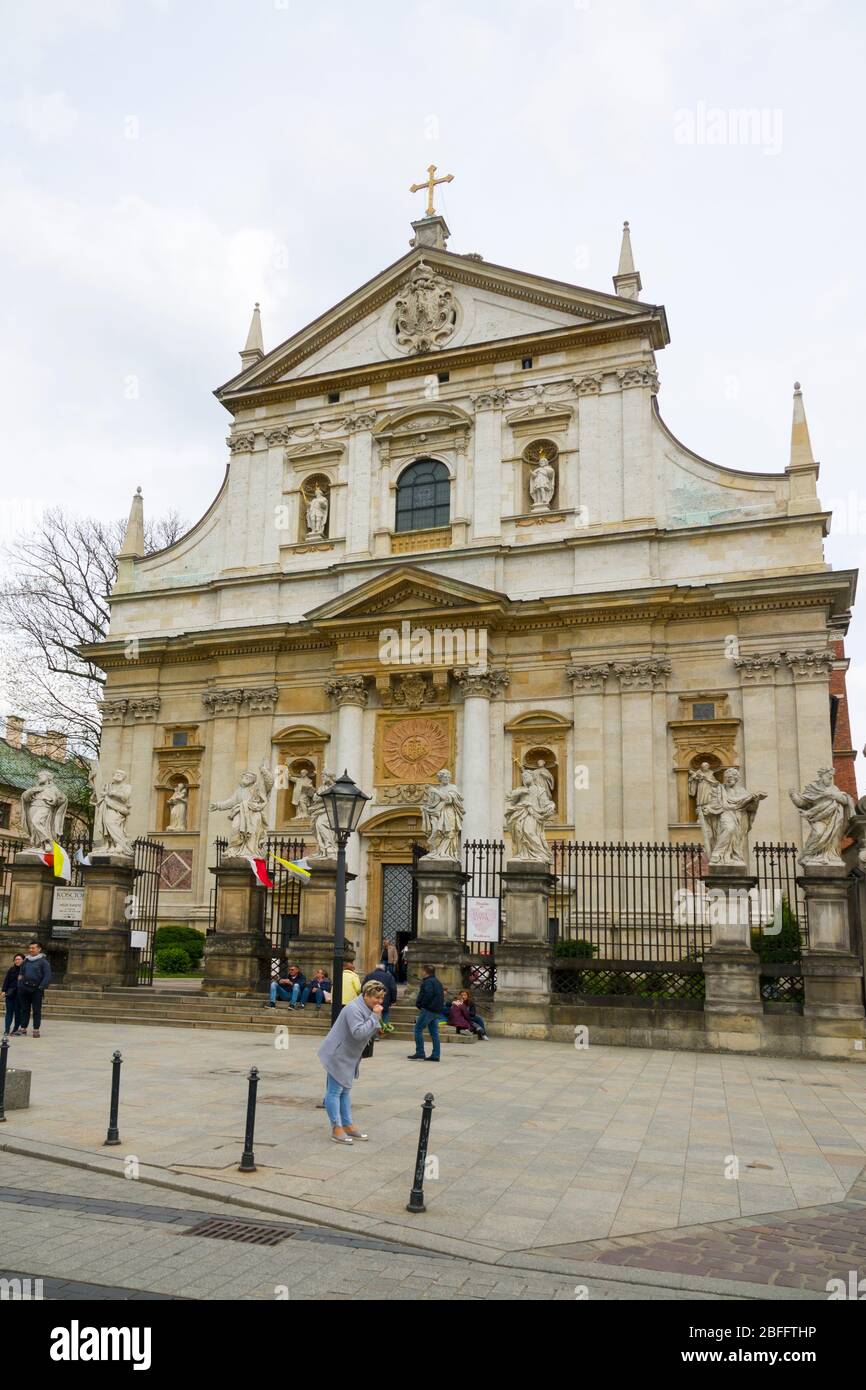 St. Peter und Paul Kathedrale Grodzka Straße Altstadt Krakau Polen Europa EU Stockfoto