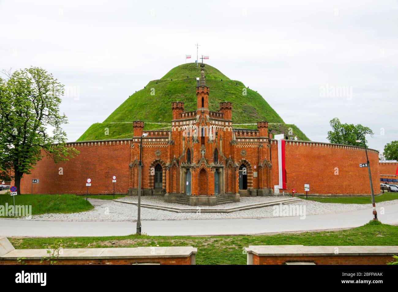 Kosciuszko Mound Krakau Polen Tadeusz Polish American Military Hero Europe Stockfoto