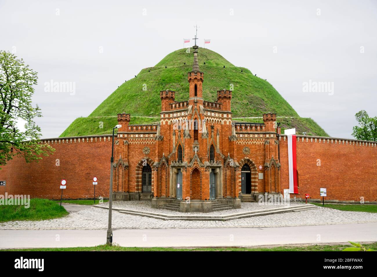 Kosciuszko Mound Krakau Polen Tadeusz Polish American Military Hero Europe Stockfoto