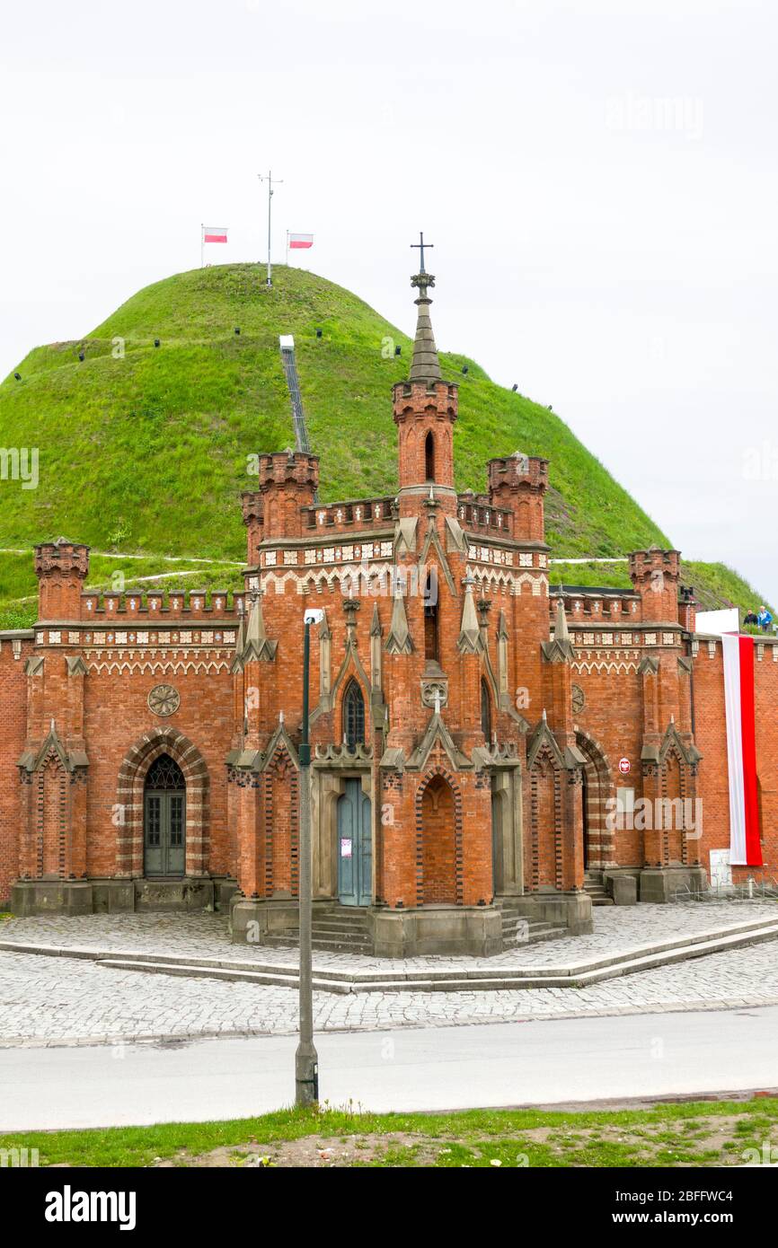 Kosciuszko Mound Krakau Polen Tadeusz Polish American Military Hero Europe Stockfoto