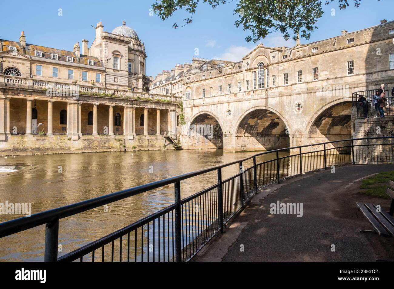 Poultney Bridge, Bath, Somerset, England, GB, Großbritannien Stockfoto