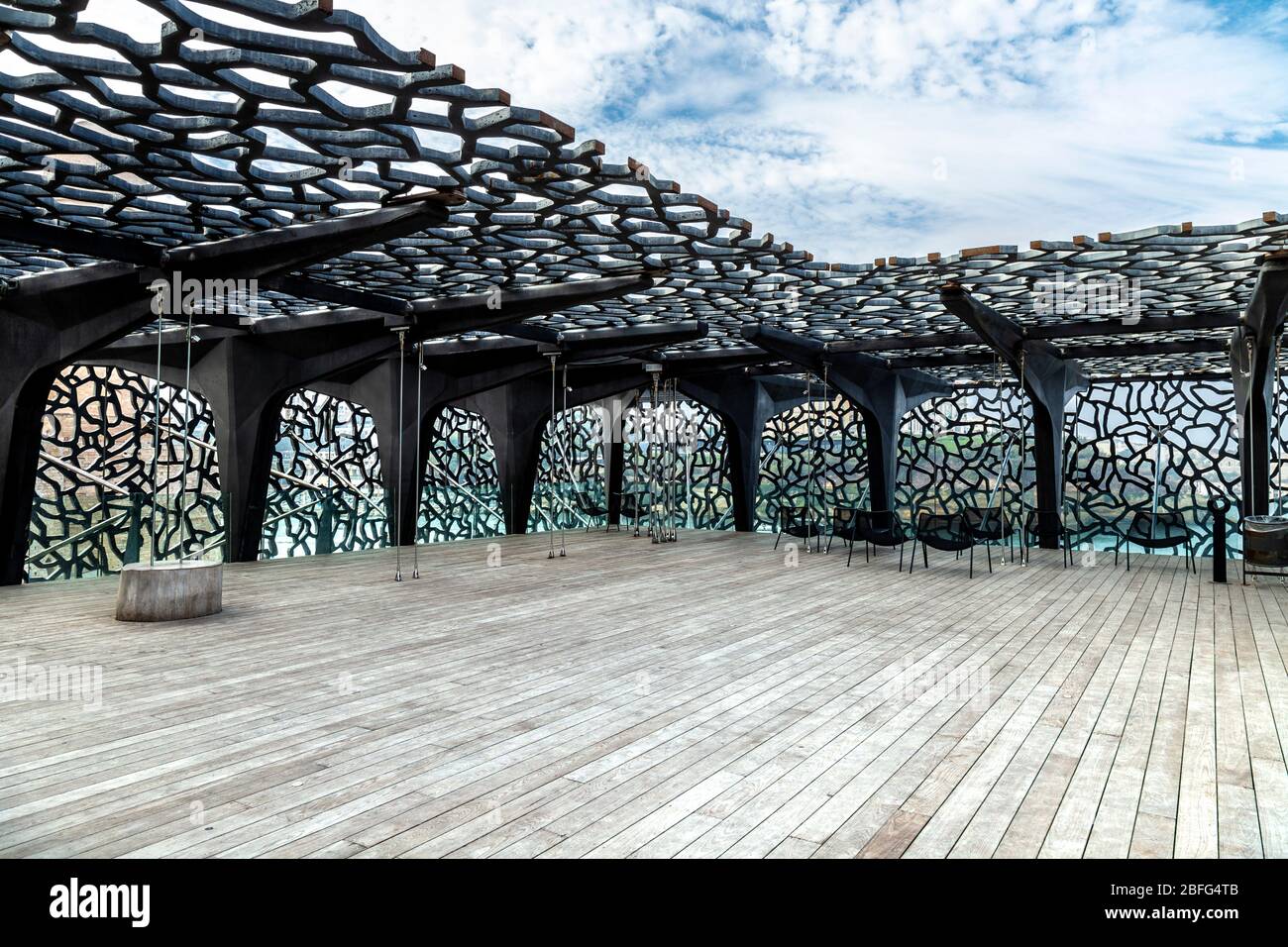 Museum der europäischen und mediterranen Zivilisationen (Mucem) Marseille, Frankreich Stockfoto