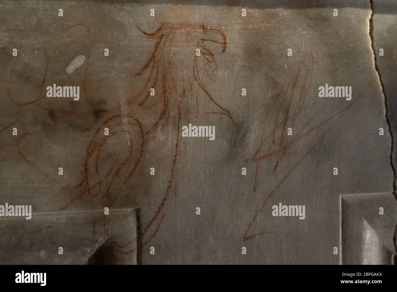 Urbino, Palazzo Ducale, Cappella del Perdono Stockfoto