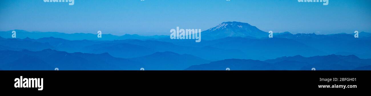 Blick auf Mt. Saint Helens Stockfoto