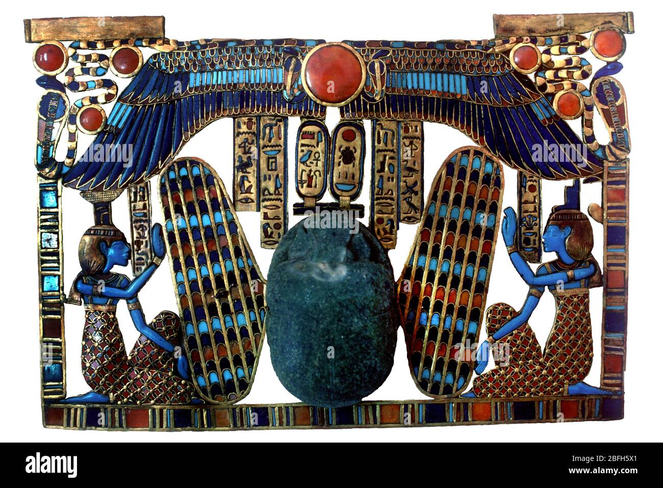 Ägypten/Kairo: Ägyptisches Museum; Grabschatz Tutanchamuns: Schmuck Stockfoto
