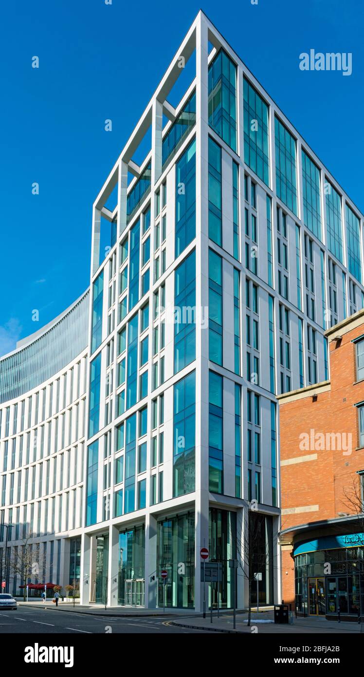 Das Bürogebäude Landmark, Oxford Street, Manchester, Großbritannien Stockfoto