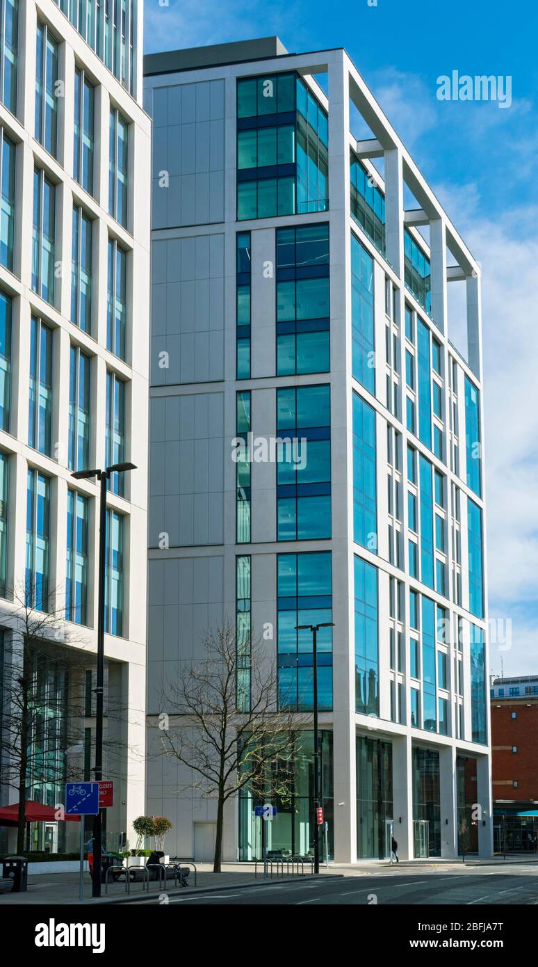 Das Bürogebäude Landmark, Oxford Street, Manchester, Großbritannien Stockfoto