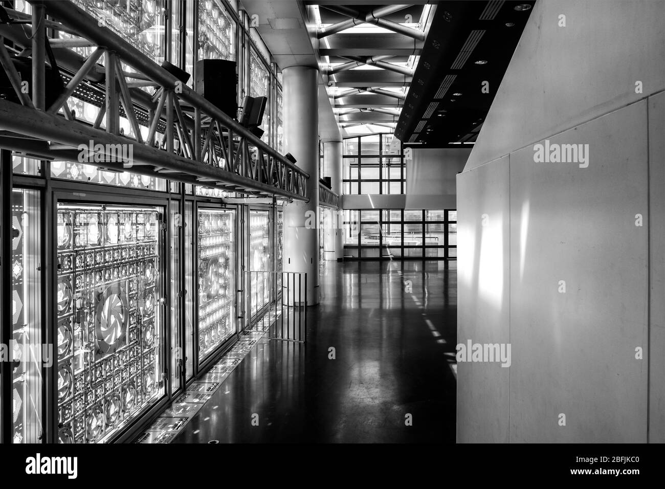 Institut du Monde Arabe, Paris Stockfoto Institut du Monde Arabe, Paris Stockfoto