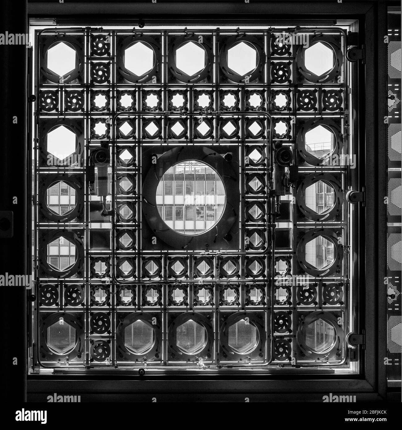 Institut du Monde Arabe, Paris Stockfoto Institut du Monde Arabe, Paris Stockfoto
