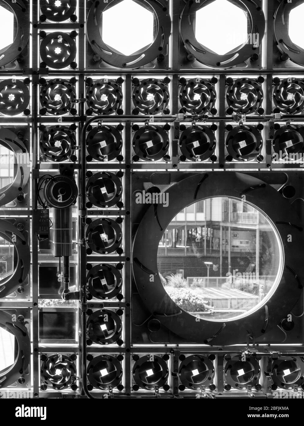 Institut du Monde Arabe, Paris Stockfoto Institut du Monde Arabe, Paris Stockfoto