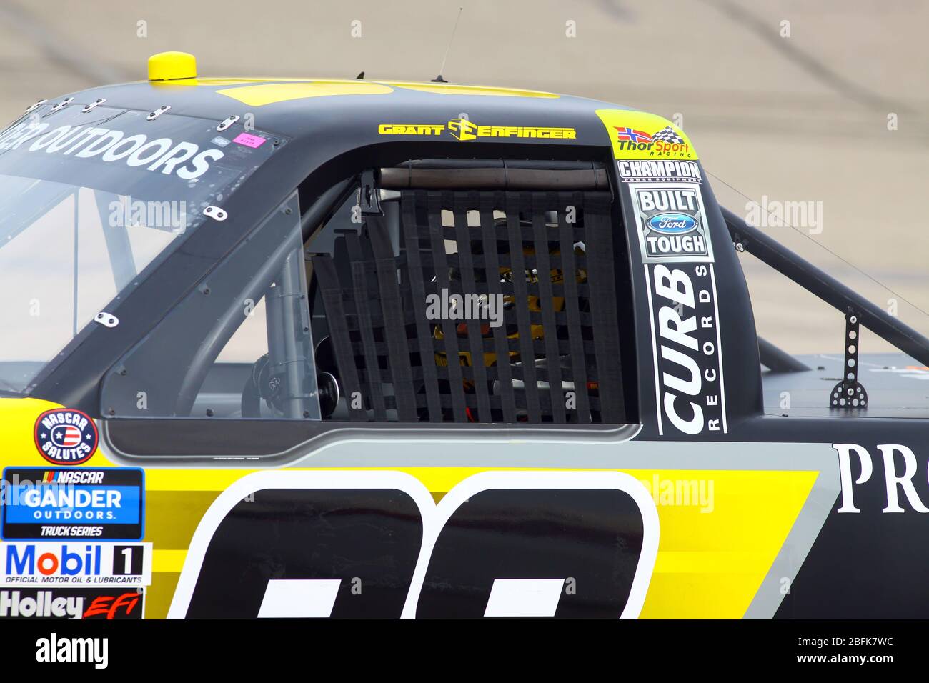 Newton, Iowa - 15. Juni 2019: Grant Enfinger, NASCAR Gander Outdoor Truck Series M&M 300 Rennen 2019 Stockfoto