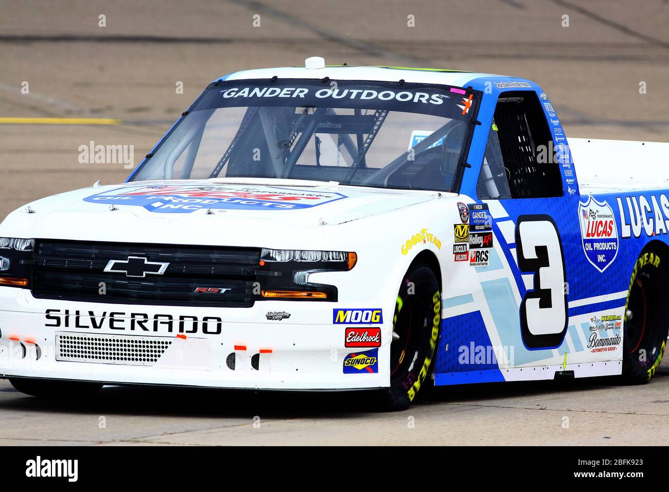 Newton, Iowa - 15. Juni 2019: Jordan Anderson NASCAR Gander Outdoor Truck Series M&M 300 Rennen 2019 Stockfoto