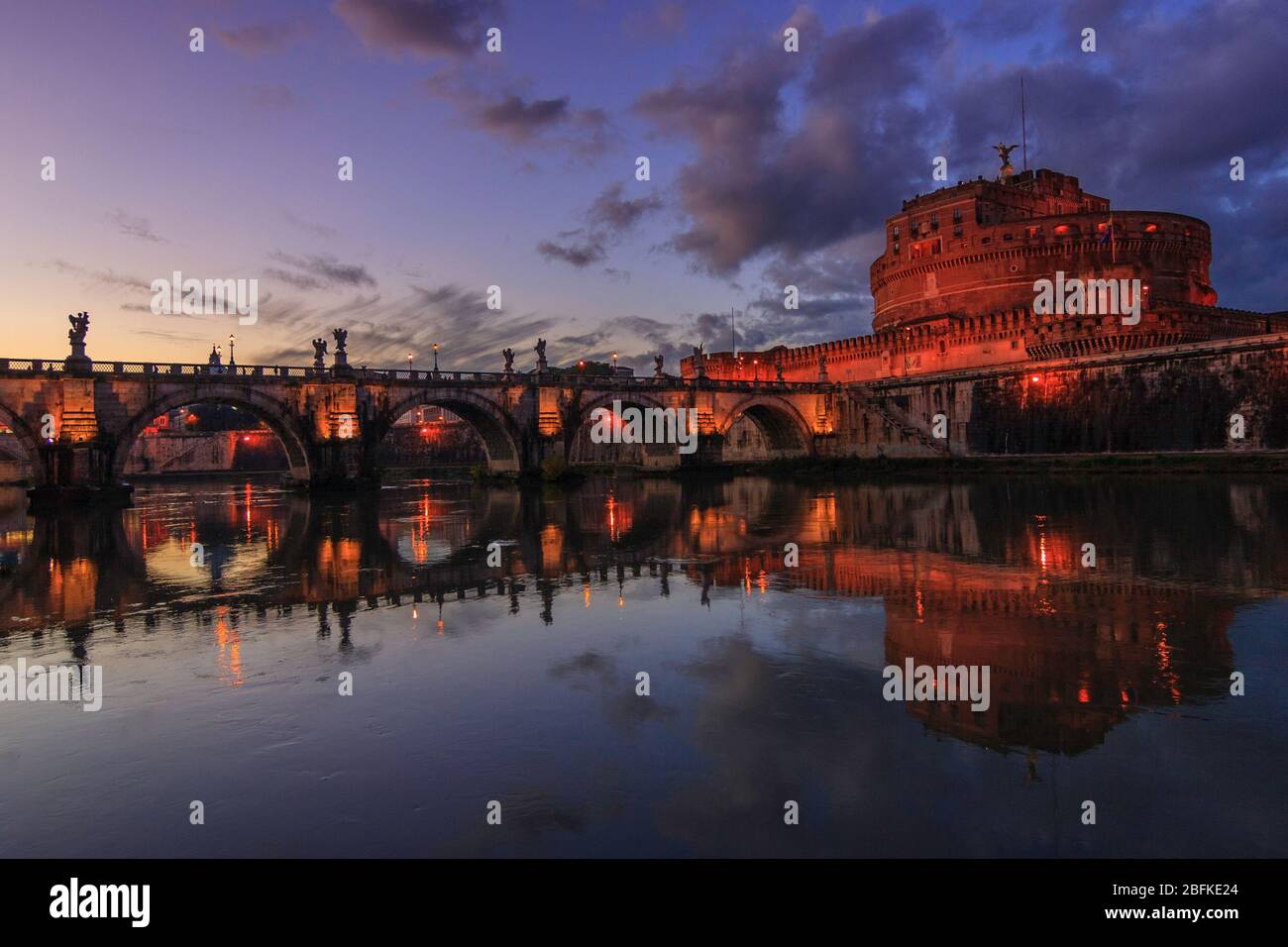 Die Engelsburg Stockfoto