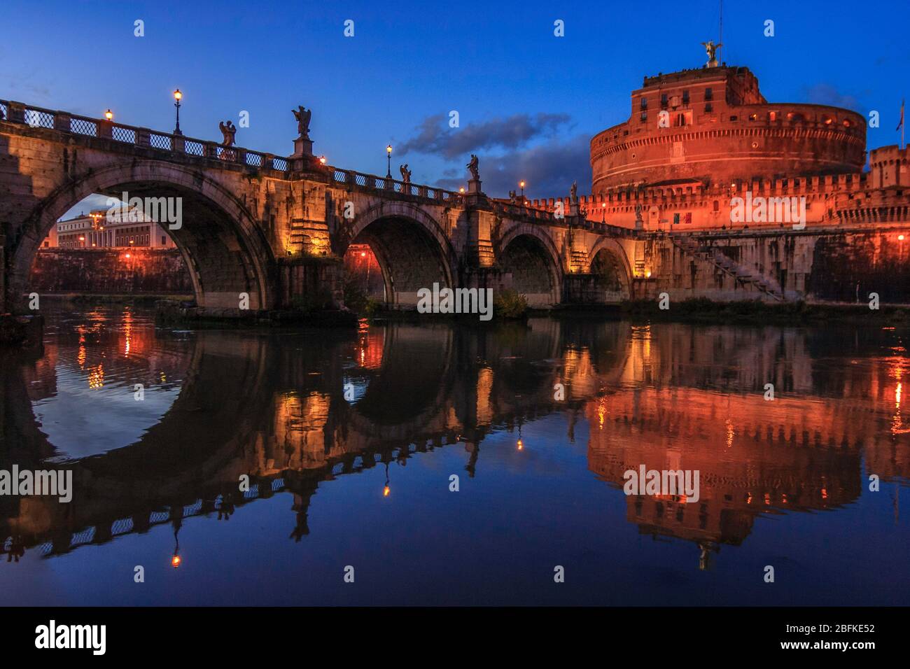 Die Engelsburg Stockfoto