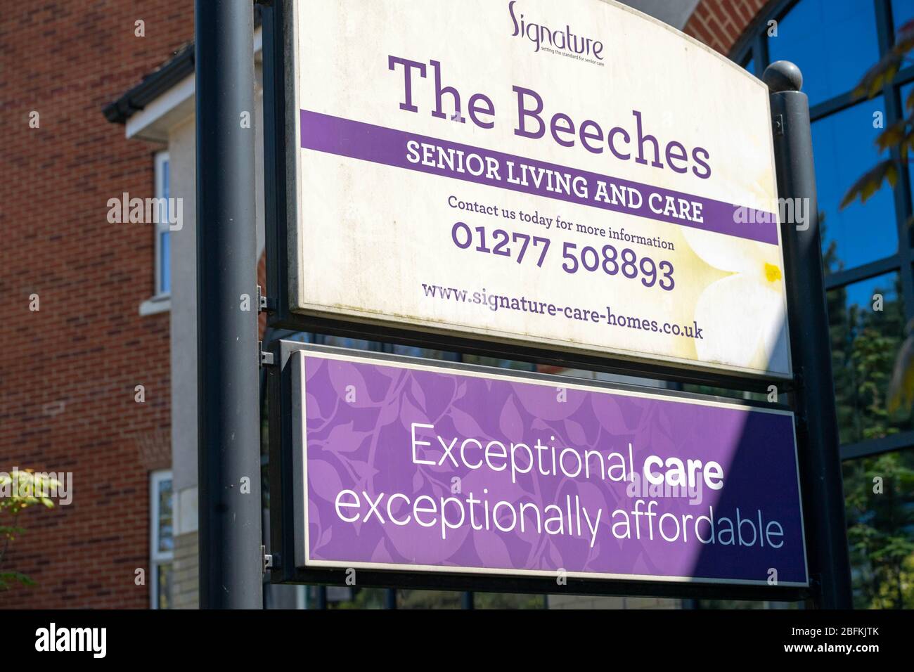Pflegeheime Brentwood Essex UK, die Beeches Senior Wohn- und Pflegeheime, Signature Pflegeheime, , Stockfoto