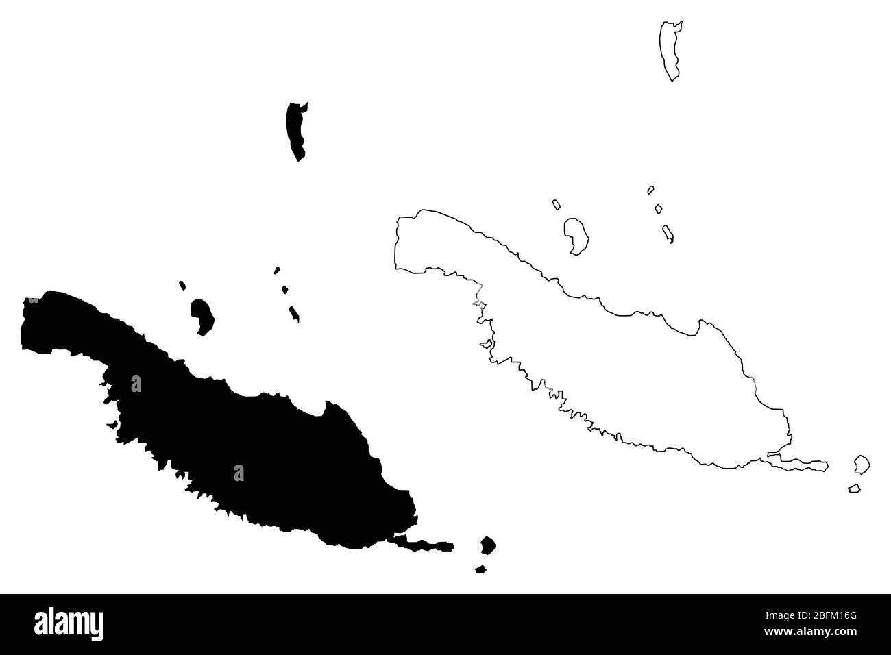 Makira-Ulawa Provinz (Provinzen Salomonen, Salomonen, Insel) Karte Vektor-Illustration, Skizze Kritzelskizze Makira Ulawa (San Cristobal) ma Stock Vektor