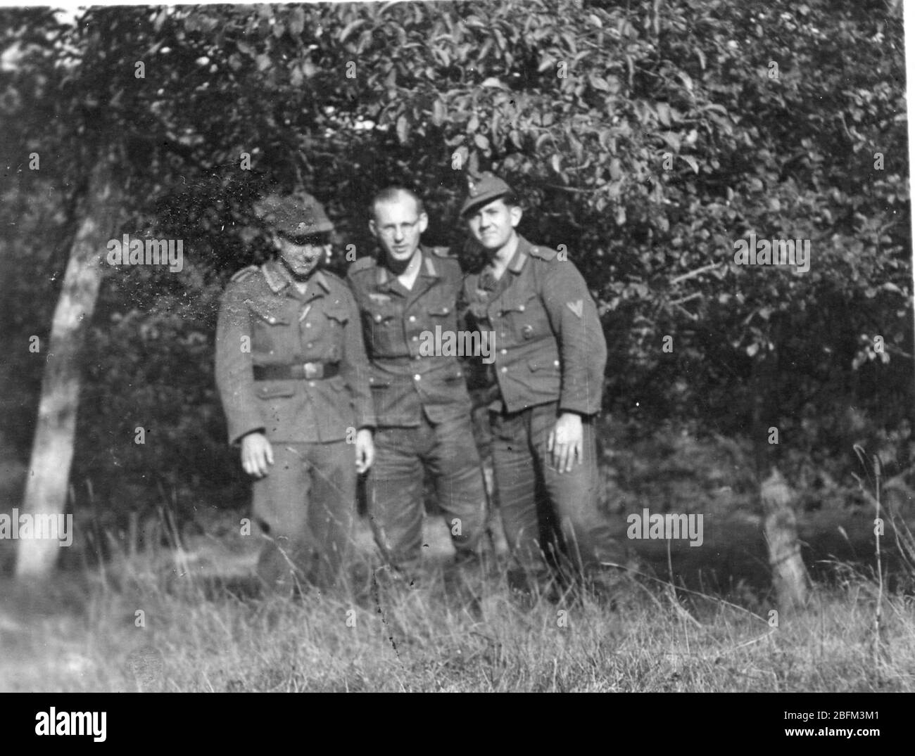 14.10.43 - 2. Weltkrieg, SS-Soldaten in Dresden, Deutschland. Stockfoto