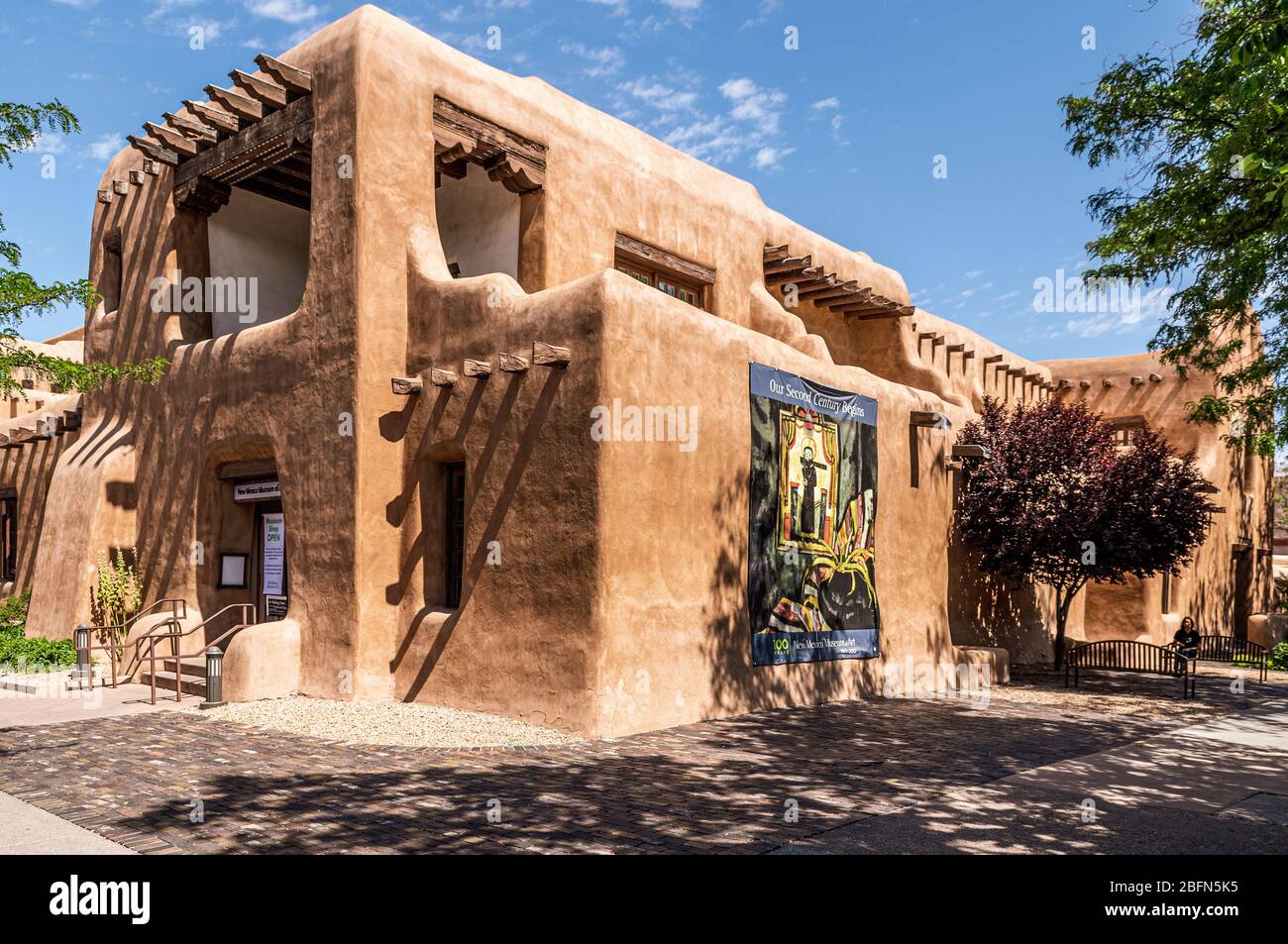 New-Mexico Museum of Art, Santa Fe, New Mexico, USA Stockfoto