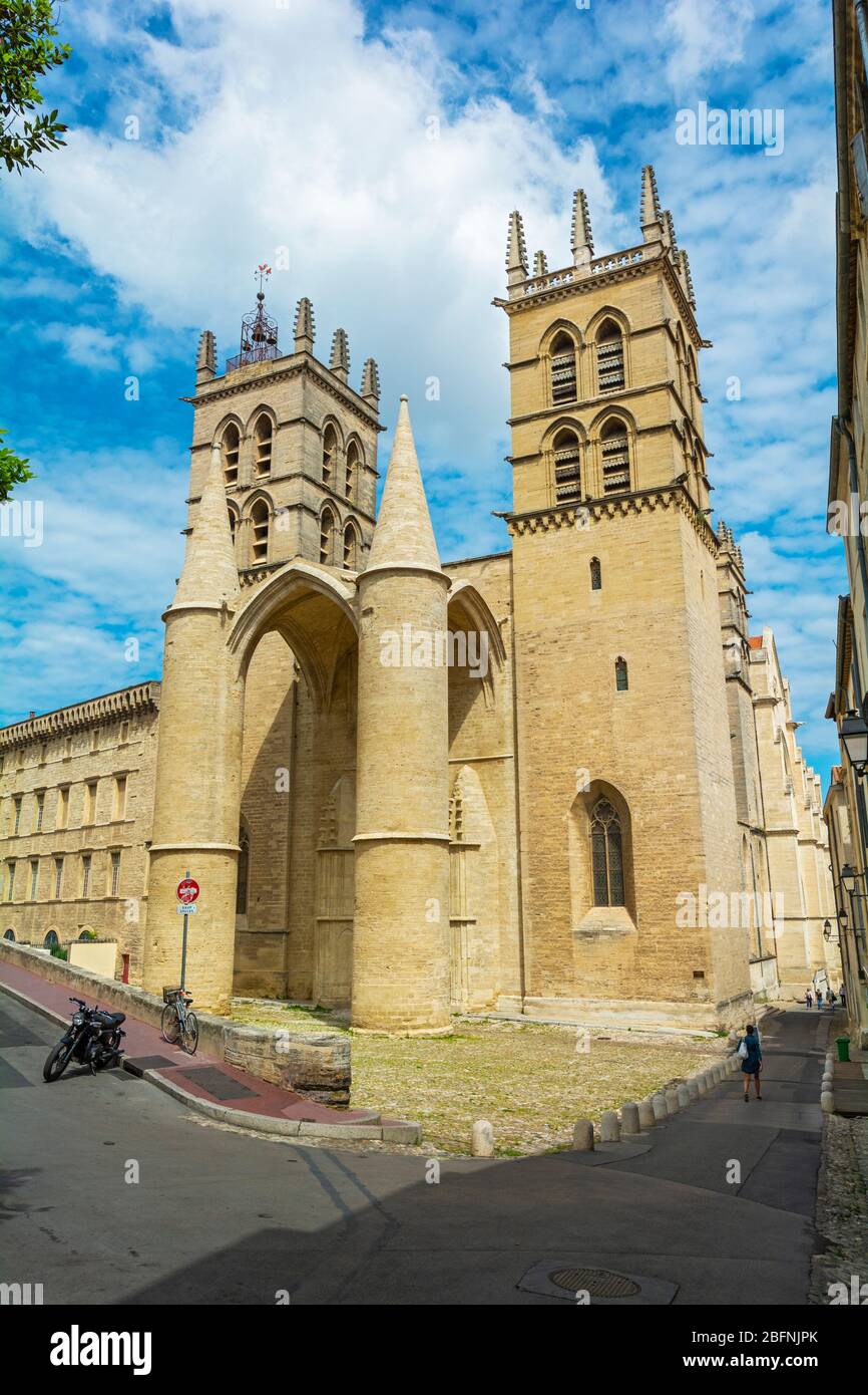 Frankreich, Montpellier, Kathedrale Saint-Pierre Stockfoto