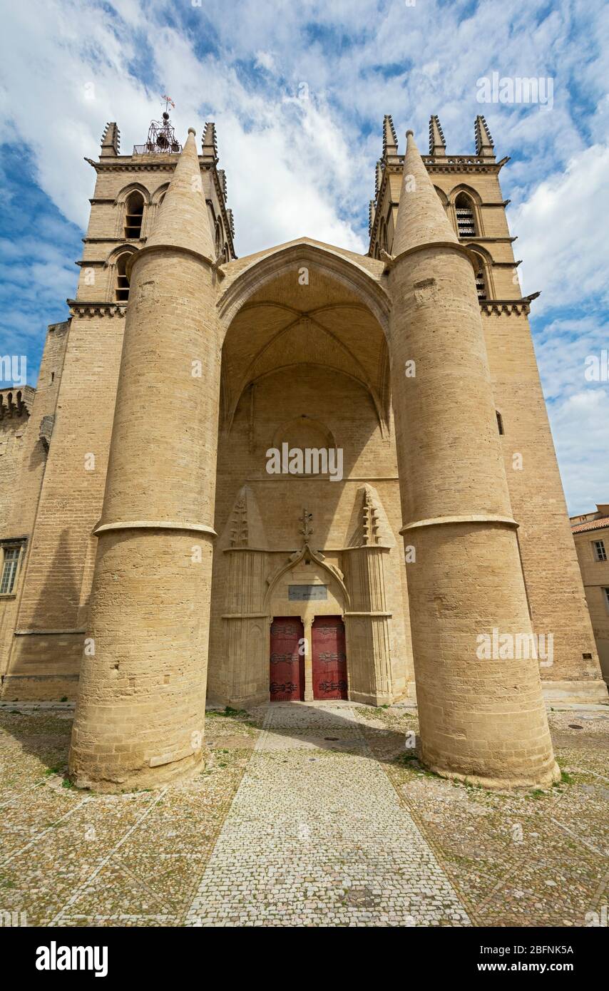 Frankreich, Montpellier, Kathedrale Saint-Pierre Stockfoto
