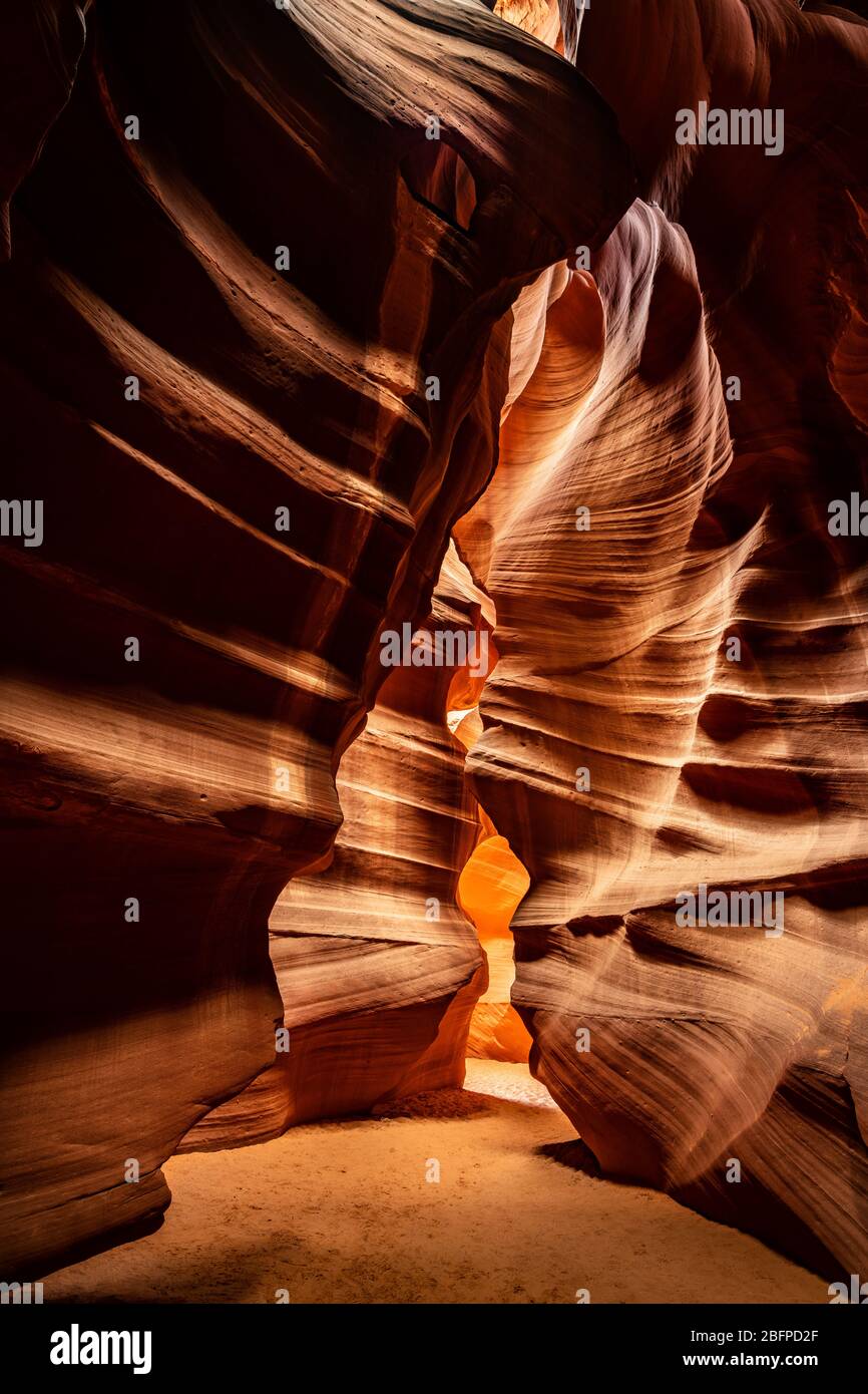Upper Antelope Canyon in Arizona Stockfoto