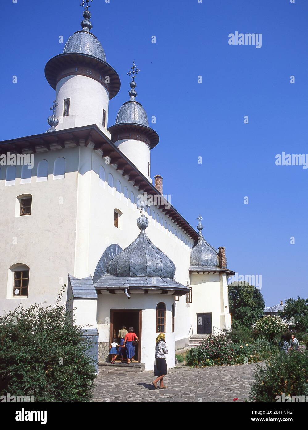 Kloster Varatec, Dorf Varatec, Kreis Neamt, Rumänien Stockfoto