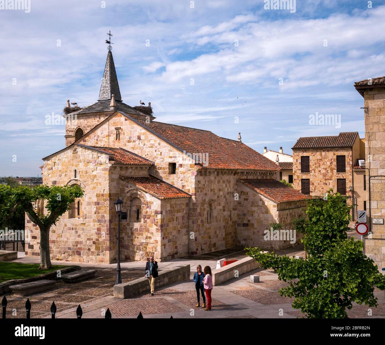 Iglesia de San Cipriano. Zamora. Castilla León. España Stockfoto