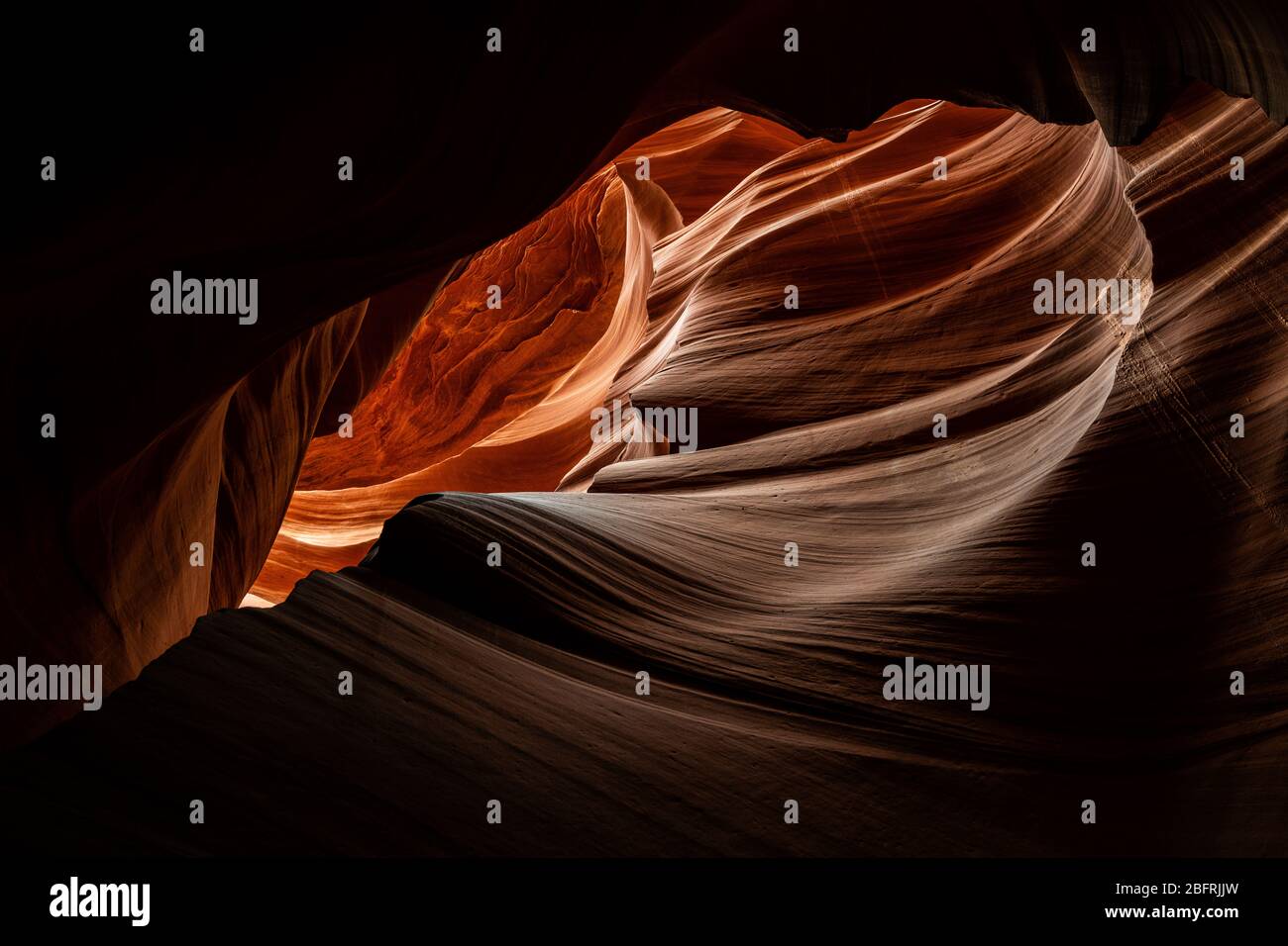 Lower Antelope Canyon in Arizona Stockfoto