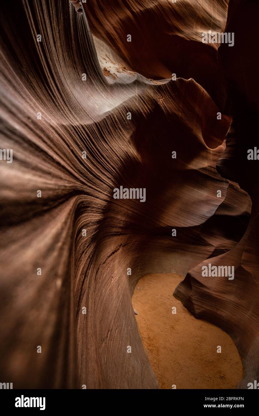 Lower Antelope Canyon in Arizona Stockfoto