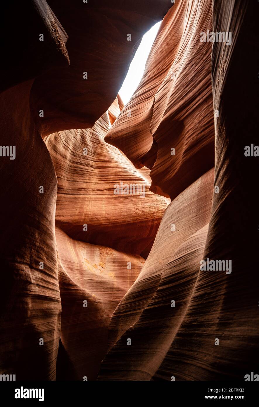 Lower Antelope Canyon in Arizona Stockfoto