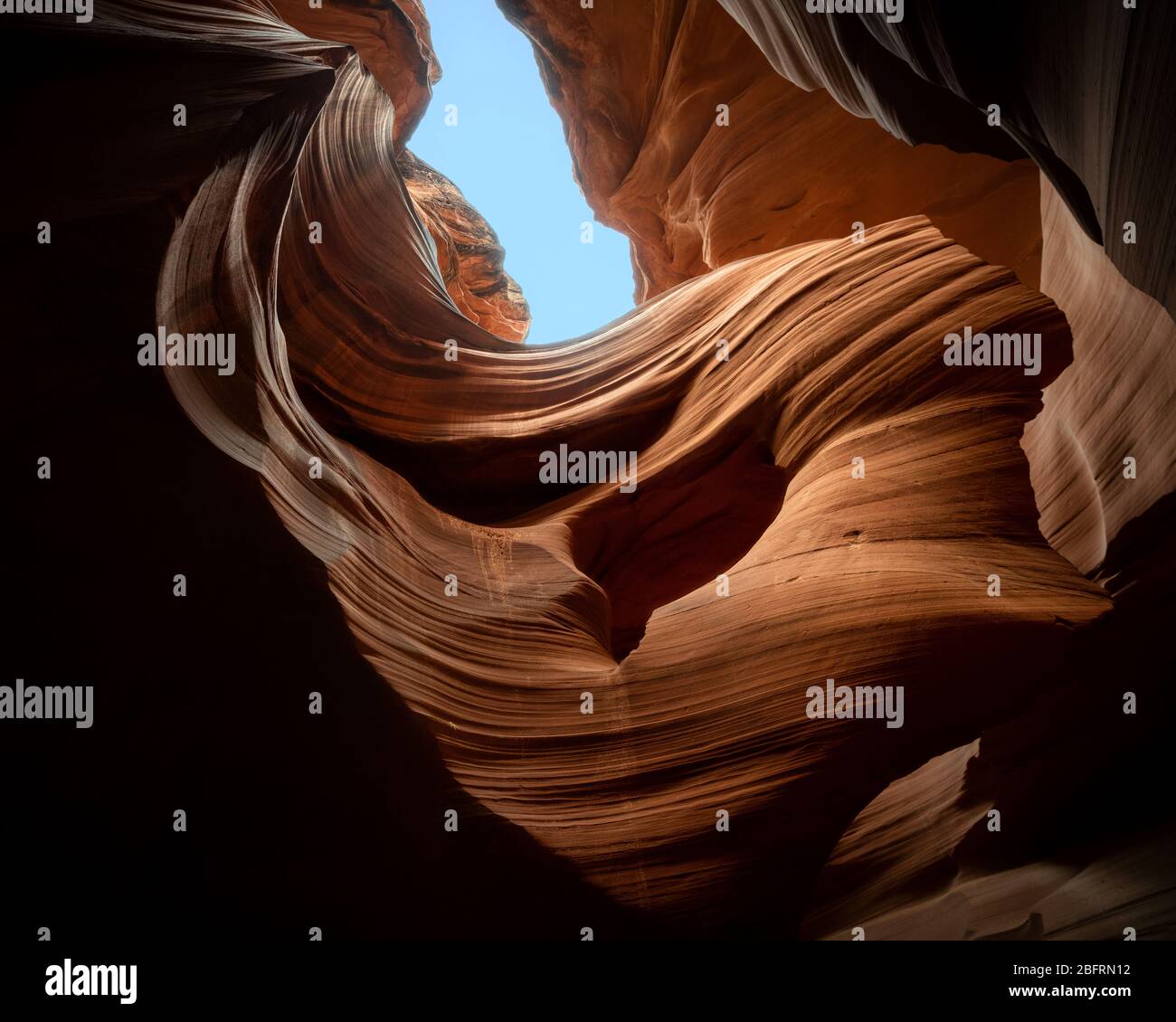 Lower Antelope Canyon in Arizona Stockfoto