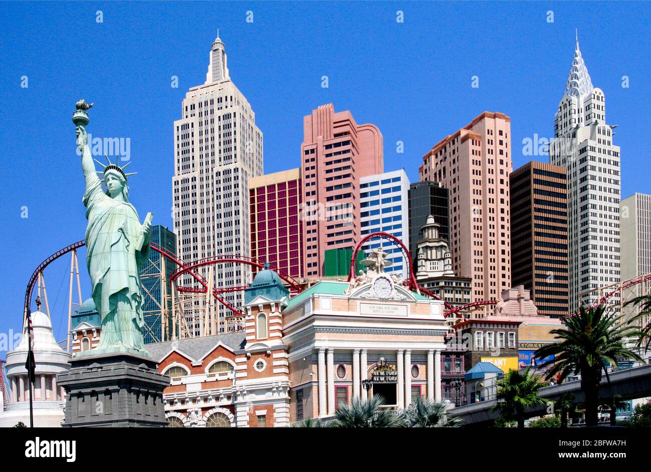 New York, New York Casino, Las Vegas, Nevada, USA Stockfoto